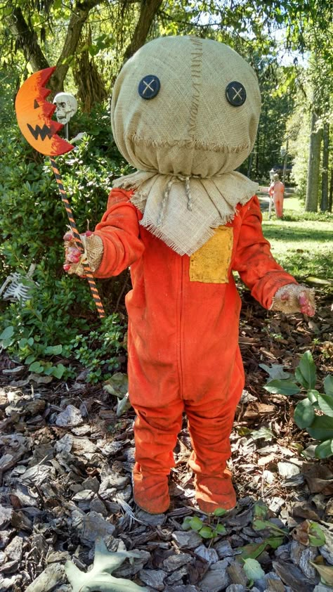 Sam Trick R Treat Costume, Sam Halloween Costume, Sam From Trick Or Treat, Trick Or Treat Movie, Scary Kids Costumes, Trick Or Treat Sam, Sam Halloween, Trick R Treat Sam, Slasher Horror