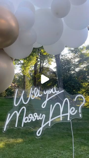 Dreamapartynj.   NJ Balloon artist on Instagram: "She said yes !!
#proposal #proposalideas #proposalballoons #proposalbackdrop #njproposal #njproposalsetup #njevents #njeventdecor #njballoons #willyoumarryme" Proposal Balloons, Balloon Artist, She Said Yes, Artist On Instagram, She Said, Balloons, On Instagram, Instagram