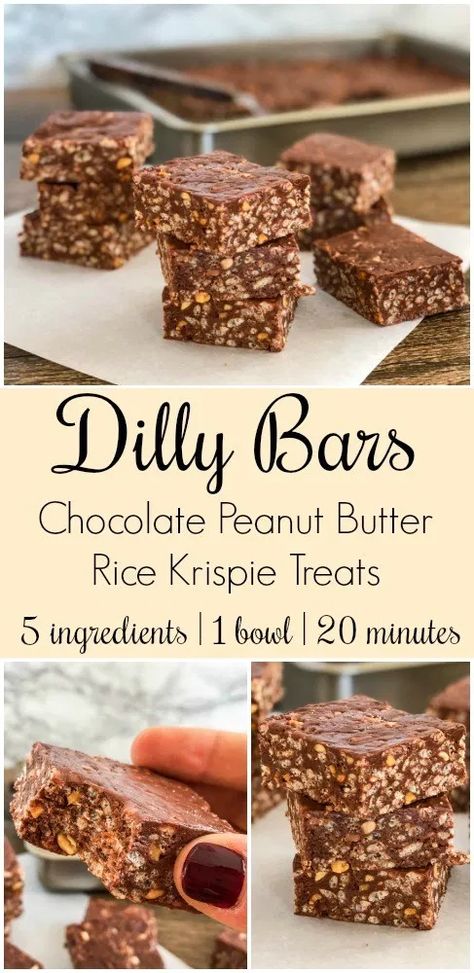 Dilly Bars, Desserts Peanut Butter, Peanut Butter Rice Krispie Treats, Peanut Butter Rice Krispies, Krispie Treats Recipe, Cereal Treats, Butter Rice, S'mores, Crispy Treats