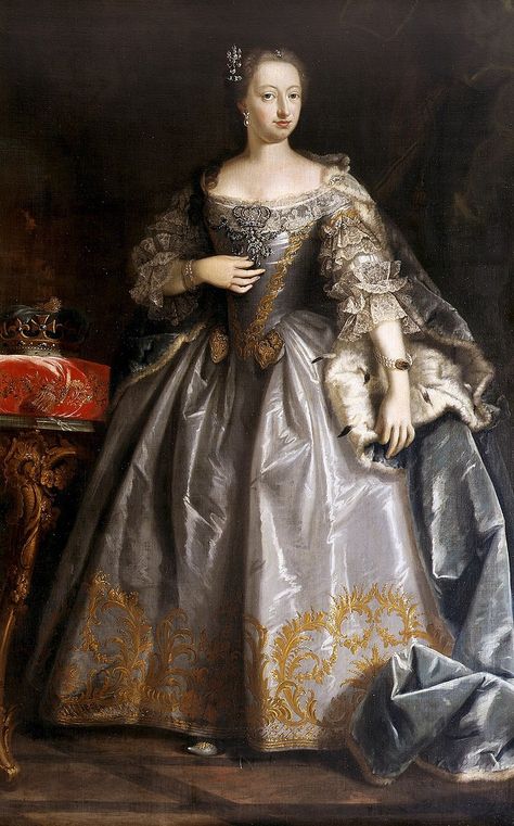 Anne Princess Royal, Baroque Dress, 18th Century Portraits, 18th Century Women, 17th Century Fashion, Rococo Fashion, Court Dresses, Beautiful Beach Wedding, Royal Art