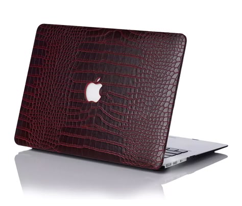 Tobacco Faux Crocodile MacBook Case | Chic Geeks Iphone And Macbook, Dior Her, Best Macbook, Apple Cut, Visual Gallery, New Macbook Air, Bar Model, Nails Accessories, Macbook Air Case