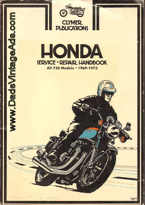 Honda - Repair & Service Handbook (Vintage Motorcycle Manuals) (1977) (EUA) Honda Vintage Motorcycle, Honda Poster, Honda Cb Series, Honda Cb350, Honda Cg125, Vintage Honda Motorcycles, Honda 750, Motorcycle Workshop, Motorcycle Magazine