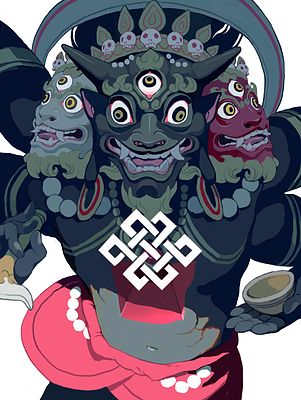 Sachin Teng Illustration | STORE Sachin Teng, Japon Illustration, Monster Design, Creature Design, Creature Art, Fantasy Character Design, 그림 그리기, Asian Art, Character Design Inspiration