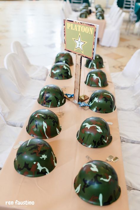 Army Birthday Party Ideas | Philippines Mommy Family Blog Army Navy Game Party, Army Theme Birthday Party Decorations, Army Tank Birthday Party Ideas, Army Birthday Party Activities, Boys Army Birthday Party, Boot Camp Birthday Party, Soldier Theme Birthday Party, Army Birthday Party Ideas Decoration, Kids Army Birthday Party