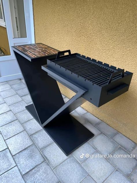 Barbeque Grill Design, Kleiner Pool Design, Barbecue Design, Welded Furniture, Bbq Grill Design, Furniture Repurpose, Diy Patio Furniture Cheap, Metal Furniture Design, Kitchen Tables