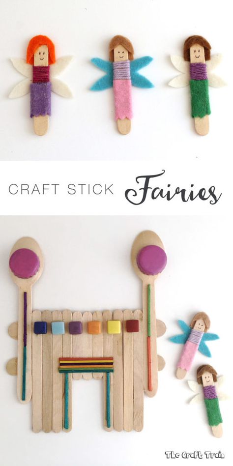 How to make a craft stick fairy castle Stick Fairy, Fairy Castle, Ice Cream Stick, Fairy Crafts, Simple Craft, Popsicle Stick Crafts, Mini Craft, Camping Crafts, Childrens Crafts