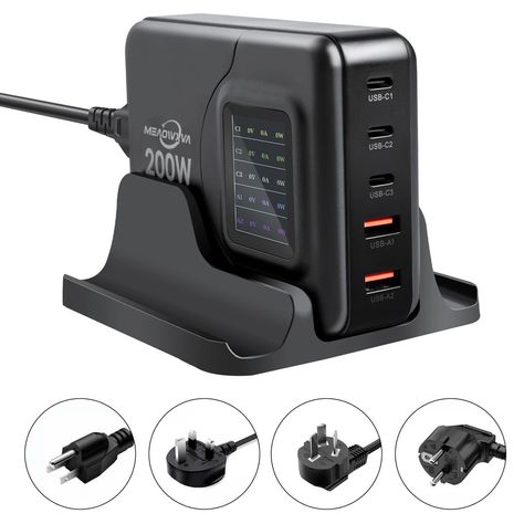 200W GaN Universal Fast Charger with Display for Phones, Laptops, and More Tag a friend who would love this! FAST US Shipping Get it here ——> https://prehype.shop/200w-gan-universal-fast-charger-with-display-for-phones-laptops-and-more/ #online #empire Essential Oils For Kids, Universal Charger, Charger Stand, Beauty Gadgets, Gadget Gifts, Fast Charger, Tablet Accessories, Traveling With Baby, Display Screen