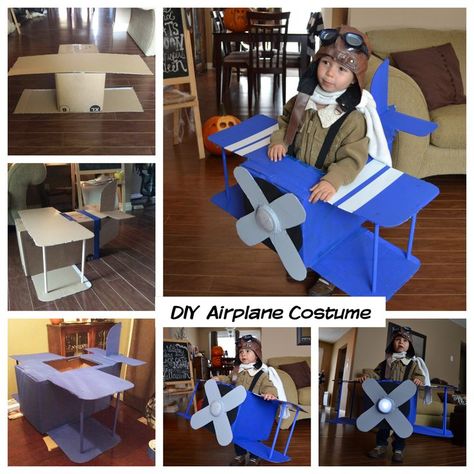 Diy Airplane Costume, Airplane Costume Toddler, Toddler Airplane Costume, Diy Plane Costume, Airplane Costume For Kids, Airplane Halloween Costume, Diy Pilot Costume Kids, Diy Airplane Costume For Kids, Toddler Pilot Costume