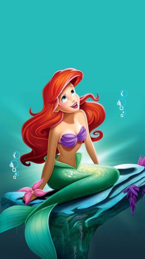 The Little Mermaid Wallpaper, Little Mermaid Wallpaper, Mermaid Wallpaper, Little Mermaid Live Action, Mermaid Wallpapers, Disney Fine Art, African Paintings, Disney Pixar Movies, Disney Collage