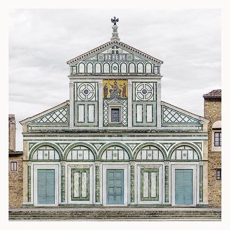 Firenze, San Miniato al Monte by Markus Brunetti | Ocula San Miniato Al Monte, Markus Brunetti, Iberian Architecture, San Miniato, Romanesque Architecture, Ancient Village, Architecture History, London Landmarks, Old Churches