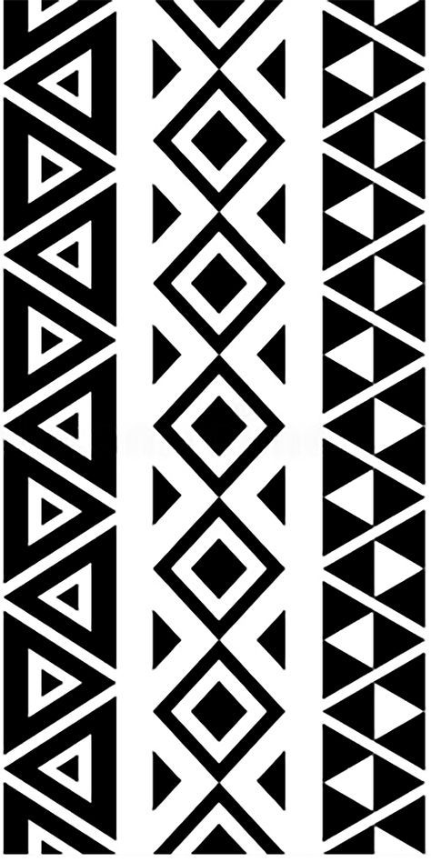 African Pattern Design Graphics, Line Tattoo Ideas, Wrist Tattoo Ideas, Africa Art Design, Armband Tattoos, African Pattern Design, Band Tattoo Designs, Armband Tattoo Design, Geometric Pattern Art