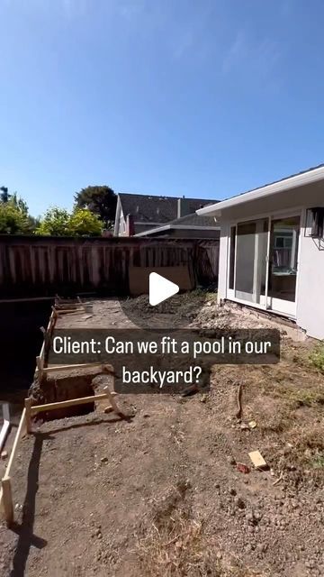 Water & Earth Landscape Design on Instagram: "This was a fun project. Smaller backyard with a pool, spa, outdoor kitchen, bar, fireplace and television. We put a deck in to match the elevation of the floor of the home for both the kitchen door and master bedroom door. #waterandearthbayarea" Pool At Front Of House, Backyard With Pool Ideas, Small Pools For Small Yards, Outdoor Bathroom Design Ideas, Backyard With A Pool, Bar Fireplace, Outdoor Kitchen Bar, Spa Outdoor, Backyard Pool Design