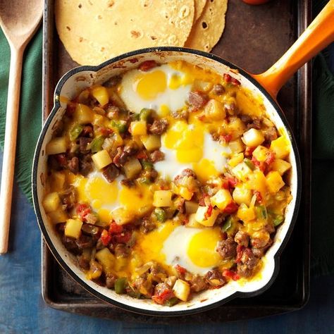 Queso Pizza, Breakfast For Dinner Recipes, Breakfast For Dinner Ideas, Eggs Dishes, Southwest Breakfast, Potatoes Dishes, Sweet Potato Dumplings, Target Recipes, Brunch Foods