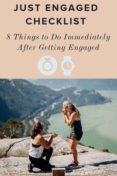 Post Engagement Checklist, What To Wear When Getting Engaged, Cruise Engagement Ideas, Pre Engagement Checklist, What To Do After You Get Engaged, After Engagement What To Do, Newly Engaged Checklist, I Just Got Engaged Now What, What To Do After Getting Engaged