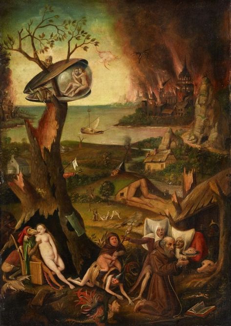 Bruegel The Elder, Temptation Of St Anthony, Pieter Bruegel The Elder, Pieter Bruegel, Propaganda Art, St Anthony, Macabre Art, Hieronymus Bosch, Historical Painting