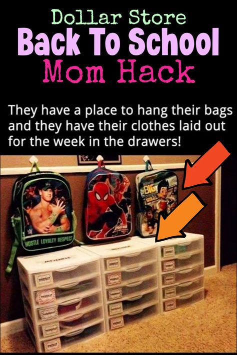 Easy DIY Dollar Store Hacks for a More Organized Mom Life on a Budget - Clever DIY Ideas School Clothes Organization, Kids School Clothes, Organizing School, Activity Binder, Kids Clothes Organization, Notebook School, Back To School Organization, School Mom, Store Hacks