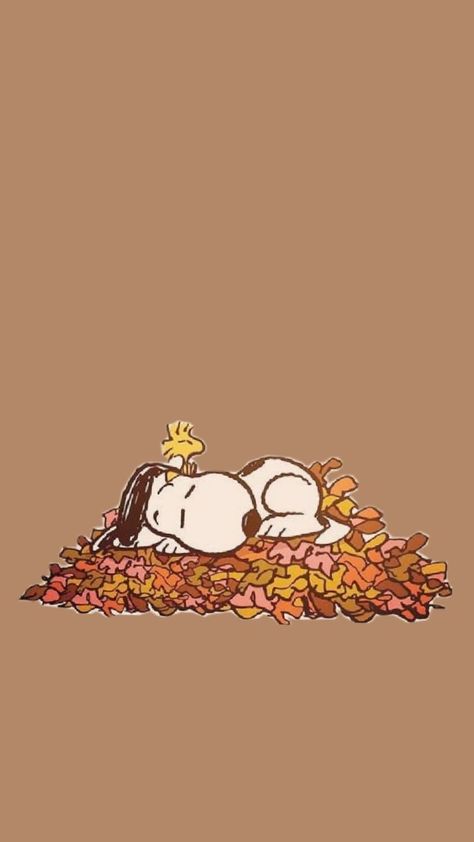 Snoopy Autumn Wallpapers, Snoopy Fall Wallpaper, Jean Ideas, Fall Mood Board, Thanksgiving Wallpaper, Fall Mood, Snoopy Wallpaper, Lock Screens, Screen Saver