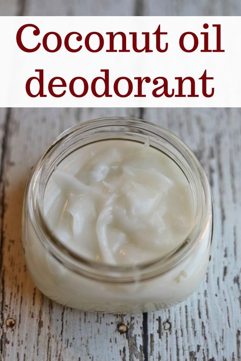 This coconut oil deodorant recipe includes just 3 easy ingredients - coconut oil, cornstarch or arrowroot powder, and baking soda. Plus, it really works! #vegan #natural #deodorant Coconut Oil Deodorant Diy, Homemade Deodorant Recipe Natural, Cream Deodorant Recipe, Diy Deodorant Arrowroot Powder, Egg Shampoo Recipes, Coconut Powder Uses, Arrowroot Powder Uses Diy Beauty, Diy Deodorant That Works, Diy Deodorant No Baking Soda