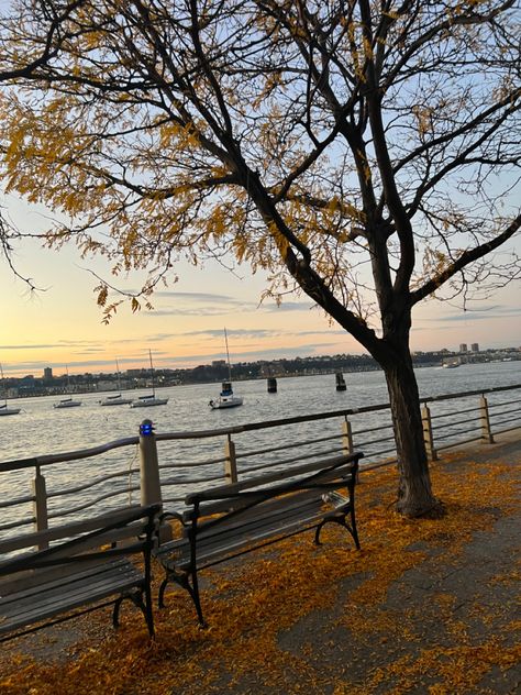 Hudson River in nyc, sunset views aesthetic Views Aesthetic, Nyc Sunset, Fall Nyc, Amazon Favorites, Aesthetic Shop, River Falls, Starter Home, Hudson River, Sunset Views