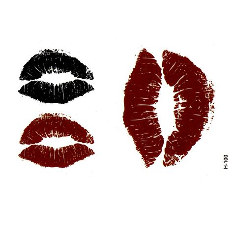 Lips temporary tattoo  sticker bloody sexo tatoo sticker car styling tatuagem harajuku henna tattoo sleeves sexy products praia Neck Kiss Tattoo Men, Kiss Tattoo Men, Black Kiss Mark, Henna Tattoo Sleeve, Red Lipstick Kisses, Symmetrical Tattoo, Kiss Tattoos, Tattoo Sleeves, Lipstick Kiss