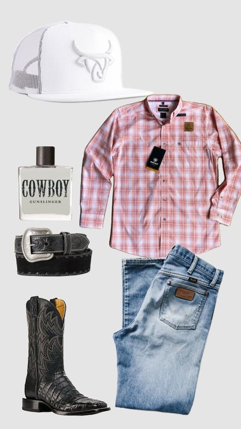 Country Men Outfits, Country Boy Outfits, Concert Outfit Men, Mens Western Style, Cowboy Outfit, Mens Western Wear, Casual Country Outfits, Western Outfits Men, Mens Western