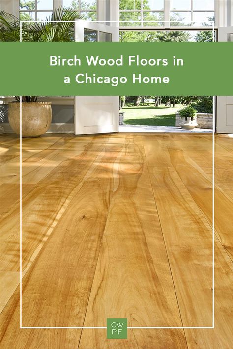 The unique beauty of the grain in these Carlisle Birch wood floors is on full display in this Chicago's home entryway. Explore this project to see how you can liven up your home with Birch Wide Plank Flooring. #Birch #BirchFloors #homedesign Birch Wood Floors, Birch Flooring, Birch Floors, Wide Plank Floors, Prefinished Hardwood, Home Entryway, Wide Plank Flooring, Wide Plank, Unique Beauty