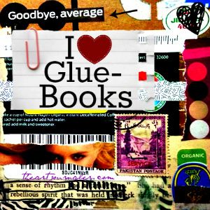 Glue Books Collage, Glue Books, Glue Books Ideas, Art Therapy Projects, Magazine Crafts, Glue Book, Torn Paper, Art Journal Techniques, Creative Journal