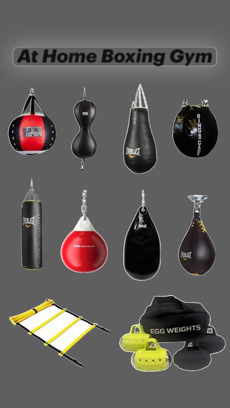 Boxing Equipment At Home, Home Boxing Gym, Boxing Gym, Boxing Equipment, Personal Trainer, Boxing, Gym Equipment, At Home, Gym