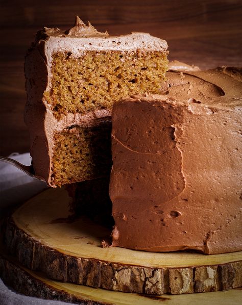 Intensely Flavorful, Super Moist Spice Cake - Of Batter and Dough Chocolate Chip Spice Cake, Spice Cake With Chocolate Frosting, Rum Spice Cake, Spiced Chocolate Cake, Chocolate Spice Cake, Moist Spice Cake, Spice Cakes, Rotten Teeth, Chocolate Almond Cake