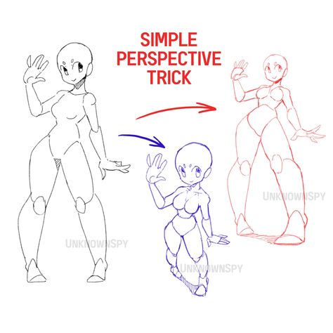 UnknownSpy on Twitter: "Something I sometimes do when drawing a character in perspective ✏… " Character In Perspective, Perspective Drawings, Perspective Art, Gesture Drawing, Perspective Drawing, Figure Drawing Reference, Anatomy Reference, Reference Poses, Art Poses