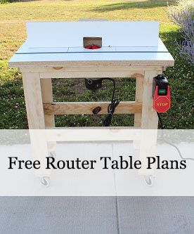 Router table plans from 'Our Home from Scratch' Homemade Router Table, Build A Router Table, Router Table Plans, Diy Router Table, Diy Router, Workbench Plans Diy, Creative Woodworking, Workbench Plans, Free Woodworking Plans