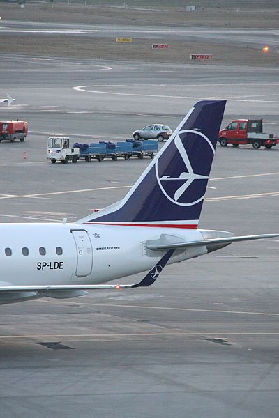 SP-LDE Embraer Emb.170 LOT Polish Airlines Tail. Lot Airlines, Airlines