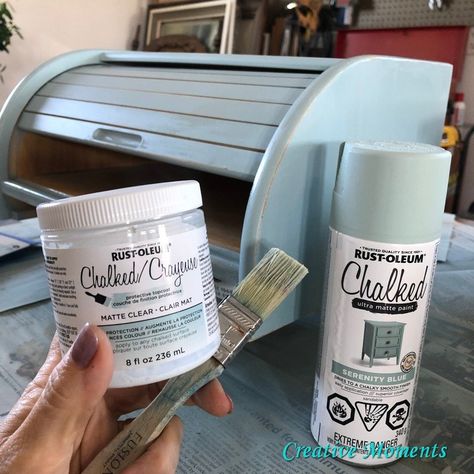 Simple Green Cleaner, Blue Bread, Milk Paint Furniture, Rustoleum Spray Paint, Farmhouse Blue, Blue Painted Furniture, Clean Kitchen Cabinets, Fusion Paint, Painted Desk