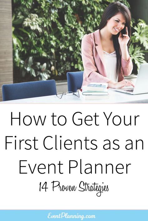 How to Get Your First Clients as an Event Planner / Event Planning Marketing / Event Planning 101 / Event Planning Business / Event Planning Career / Event Planning Courses Event Marketing Plan, Event Planning 101, Event Planning Guide, Becoming An Event Planner, Planning School, Party Planning Business, Event Planning Career, Wedding Planner Business, Wedding Planning Business