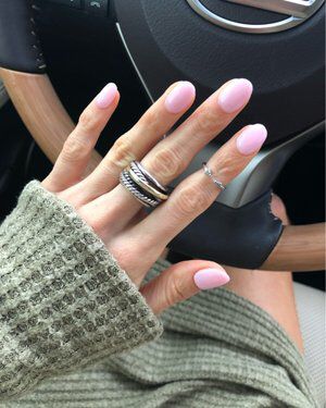 Light pink rounded nails dip manicure Best Light Pink Dip Nail Color, Light Pink Nails Round, Pink Rounded Nails, Rounded Short Nails, Light Pink Nails Gel, Pink Round Acrylic Nails, Short Round Dip Nails, Light Pink Oval Nails, Round Dip Nails