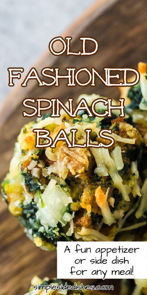 Sausage Spinach Balls, Spinach Balls Made With Stove Top Stuffing, Spinach Stuffing Balls Recipe, Spinach Stuffing Balls, Spinach Balls With Stuffing Mix Recipe, Stuffing Balls Recipe Stove Top, Spinach Balls Appetizer, Spinach Cheese Balls, Spinach Balls Recipe