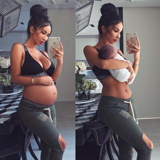 Pregnancy fitness guide out now! Link in bio 💕 34 weeks pregnant vs 2 weeks postpartum.I’ve been receiving some really harsh criticism about my body after giving birth.Every woman’s body is different and will recover at it’s own pace. You can’t compare yourself to others but what you can do is set yourself goals and give your body the attention it deserves. To insinuate that I’ve had any surgeries just two weeks after giving birth is ridiculous and absurd. My body is a result of hard work 34 Weeks Pregnant, Pregnancy Fitness, Fitness Guide, A Pregnant Woman, Pumping Moms, Weeks Pregnant, After Birth, Foto Baby, After Baby