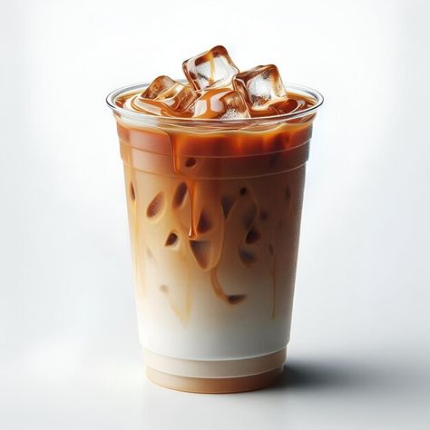 Iced Coffee Takeaway, Ice Coffee Caramel, Iced Coffee Photography, Kopi Cup, Kopi Aesthetic, Iced Coffee Aesthetic, Iced Chocolate, Ice Coffee Cup, Coffee Poster Design