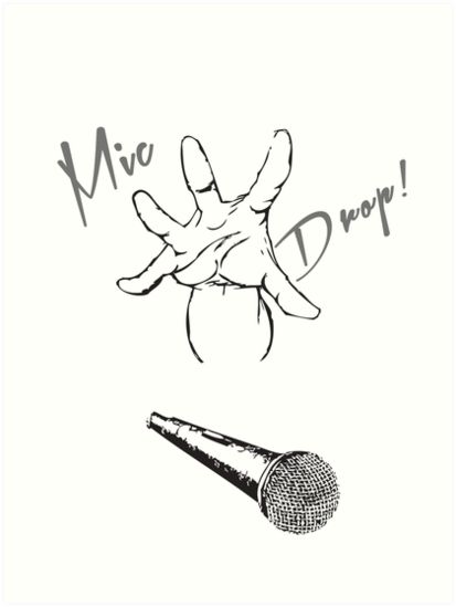 Mic Drop Mic Drop Tattoo, Mic Drop Drawing, Mic Drawing, Drop The Mic, Animation Ideas, Mic Drop, Funny Cartoon Quotes, Cartoon Quotes, Drawings Simple