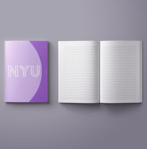 Purple notepad/notebook - New York University Purple Notepad, University Notebook, Nyu College, University Journal, University Merch, College Journal, New York University, York University, White Pages