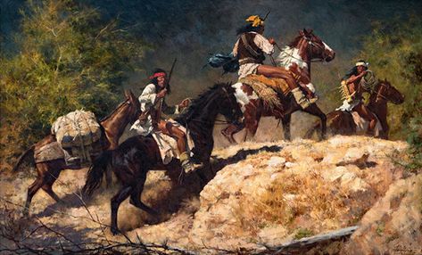 Howard Terpning, Native American Paintings, Native American Artwork, Western Artist, Coeur D'alene, Native American Artists, Far West, American Indian Art, Indian Paintings