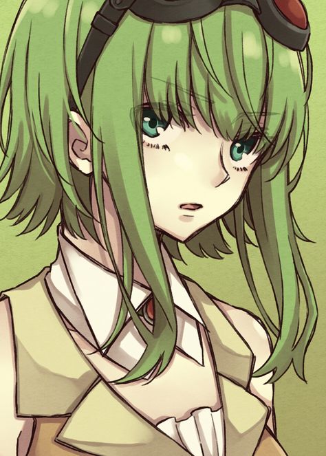 Gumi Icon, Kagamine Rin, Green Hair, Hatsune Miku, Vocaloid, Green, Anime, Hair