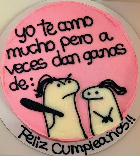 ¡Dulzura y humor en cada bocado! 😄🍰 Regala una torta de Flork con frases divertidas y endulza el día de tus seres queridos. 🎉🎁 Descubre nuestra galería de tortas dulces cargadas de buen humor. #TortasDivertidas #RegalosOriginales #FlorkCakes #PastelesConHumor #ReposteríaCreativa #FrasesDivertidas #HumorYRepostería #ReposterosCreativos #TortasÚnicas #Flork #FrasesFlork #Pasteles #Tortas Deformitos Cake, Meme Cakes Birthday, Flork Cake, Meme Cake, Funny Birthday Cakes, Creative Birthday Cakes, Cute Birthday Cakes, Love Cake, Box Cake