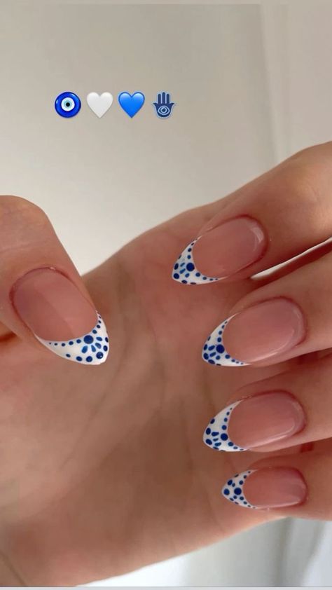 ⚠️Not mine⚠ #summernails#summer#nails #bluenails#costalgranddaughter Nails Hacks, Europe Nails, Teen Nails, Cruise Nails, Ideas Uñas, Beachy Nails, Cute Simple Nails, Simple Gel Nails, Girly Acrylic Nails