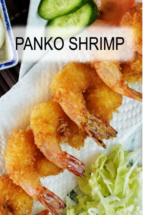 Panko Crusted Shrimp, Panko Fried Shrimp, Panko Shrimp, Shrimp Panko, Panko Recipes, Asian Stir Fry Recipe, Fried Shrimp Recipes, Tempura Recipe, Breaded Shrimp