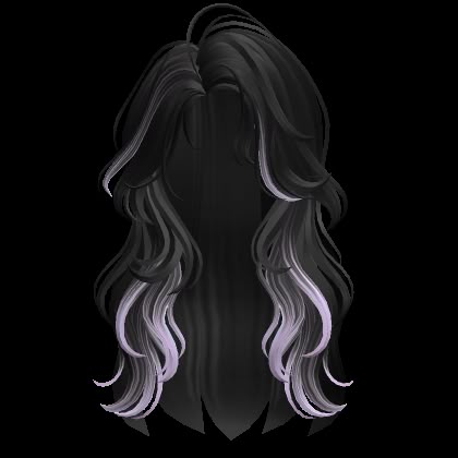 Layered Side Part(Black&Purple) - Roblox Hair Roblox Girl, Layered Side Part, Boy Hair Drawing, Roblox Hair, Hair Roblox, Teal Ombre, Black Hair Roblox, Kawaii Hairstyles, Purple Outfits