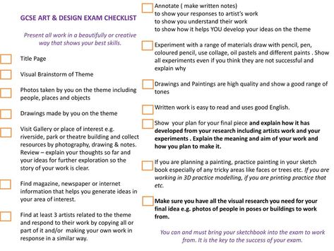 Gcse Art Exam 2024, Gcse Exam 2023, Aqa Art Exam 2024, Aqa Gcse Art Exam 2024, Aqa Gcse Art Exam 2023, Gcse Art Exam, Exam Checklist, Art Annotation, Gcse Art Final Piece Evaluation