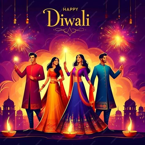 A poster for a movie called happy diwali | Premium AI-generated image Diwali Radha Krishna, Group Dp, Light Over Darkness, Goddess Of Wealth, Good Over Evil, Womens Group, Cartoon Love Photo, Hindu Festival, Diwali Wishes