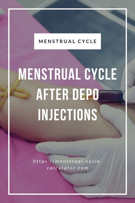 Depo-Provera injections are a form of contraception that many women receive. Depo Injection, Depo Provera, Female Reproductive System, Menstrual Period, Reproductive System, Period, Cycling