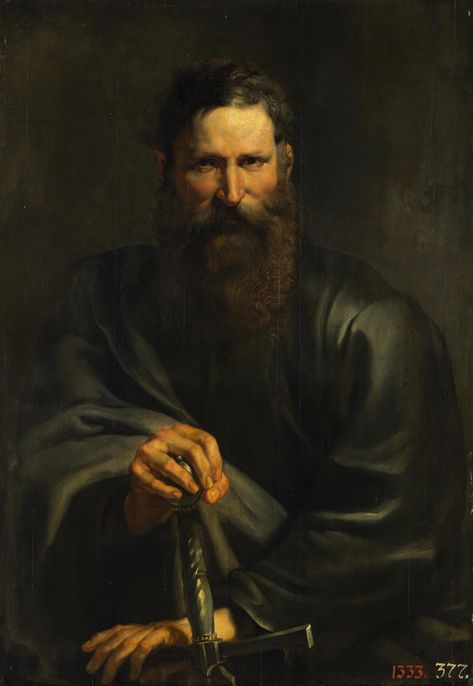 The Apostle Paul, Paul The Apostle, Anthony Van Dyck, Apostle Paul, Istoria Artei, Baroque Painting, Paul Rubens, San Paolo, Rennaissance Art